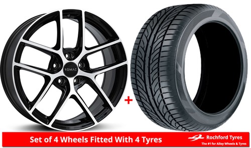 Alloy wheels tyres romac - alloy, 17"